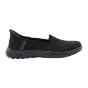 Klassieke Mocassin Schoenen voor Heren Skechers , Black , Dames