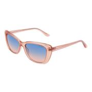 Roze Cat Eye Zonnebril Verlooplens Guess , Pink , Dames