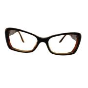 Pre-owned Plastic sunglasses Chanel Vintage , Brown , Dames