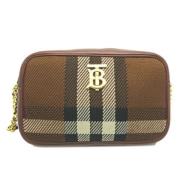 Pre-owned Canvas shoulder-bags Burberry Vintage , Brown , Dames