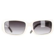 Pre-owned Acetate sunglasses Fendi Vintage , White , Dames