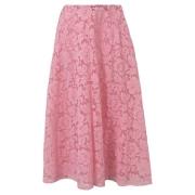 Pre-owned Cotton bottoms Valentino Vintage , Pink , Dames