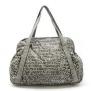 Pre-owned Nylon totes Chanel Vintage , Gray , Dames