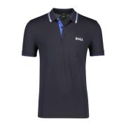 Blauw Polo T-shirt met korte mouwen Hugo Boss , Blue , Heren