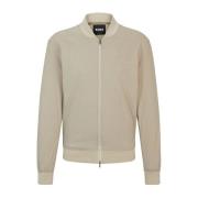 Bruine Bomberjack met ritssluiting Hugo Boss , Beige , Heren