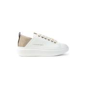 Wembley Wit Goud Sneakers Vrouwen Alexander Smith , White , Dames