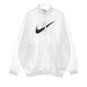 Essential Woven Jacket White/Black Nike , White , Dames