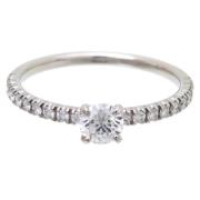 Pre-owned Platinum rings Cartier Vintage , Gray , Dames