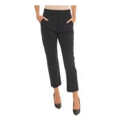 Stijlvolle Broek voor Vrouwen Max Mara Weekend , Black , Dames