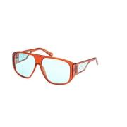 Oranje/Blauwe Zonnebril Guess , Orange , Unisex