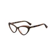 Havana Stijl Zonnebril Moschino , Brown , Unisex