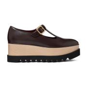 Bruine platte schoenen met uitsparingen Stella McCartney , Brown , Dam...