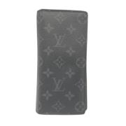 Pre-owned Canvas wallets Louis Vuitton Vintage , Black , Heren