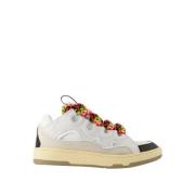 Leather sneakers Lanvin , White , Dames