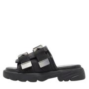 Pre-owned Leather sandals Bottega Veneta Vintage , Black , Dames