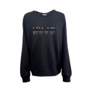 Basic Sweatshirt Liu Jo , Black , Dames