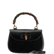 Pre-owned Leather gucci-bags Gucci Vintage , Black , Dames