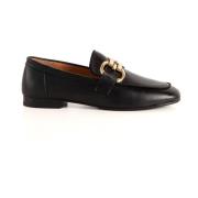 Loafers 5632-1 Babouche , Black , Dames