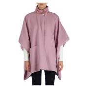 Contrast Kraag Jas Emme DI Marella , Pink , Dames