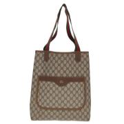 Pre-owned Canvas gucci-bags Gucci Vintage , Beige , Dames