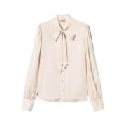 Basis Shirt Twinset , Beige , Dames