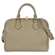 Pre-owned Canvas handbags Louis Vuitton Vintage , Brown , Dames