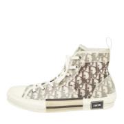 Pre-owned Canvas sneakers Dior Vintage , Gray , Heren