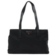 Pre-owned Fabric totes Prada Vintage , Black , Dames