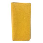 Pre-owned Leather wallets Louis Vuitton Vintage , Yellow , Unisex