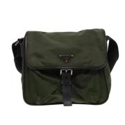 Pre-owned Fabric prada-bags Prada Vintage , Green , Dames