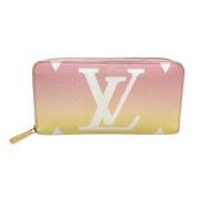 Pre-owned Leather wallets Louis Vuitton Vintage , Pink , Dames