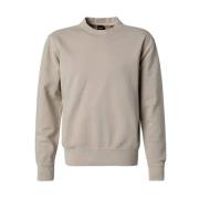 Stijlvolle Sweatshirt met Unieke Kleur Boss Orange , Beige , Heren