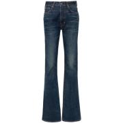 Blauwe Jeans Damesmode Aw24 Tom Ford , Blue , Dames