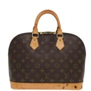 Pre-owned Canvas louis-vuitton-bags Louis Vuitton Vintage , Brown , Da...