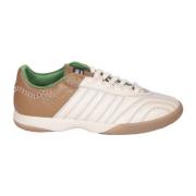 Premium Beige Leren Sneakers Adidas , Beige , Heren