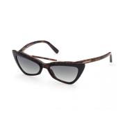 Vintage Delia Zonnebril Groen Havana Dsquared2 , Brown , Unisex