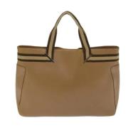 Pre-owned Leather gucci-bags Gucci Vintage , Brown , Dames