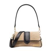 Stijlvol Geweven Crossbody Tas Jacquemus , Beige , Dames