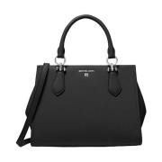 Zwarte Satchel Tas Michael Kors , Black , Dames