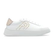 Sportschoenen met logo Furla , White , Dames