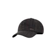 Tartan Sports Cap met verstelbare klep Barbour , Brown , Unisex