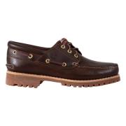 Handgemaakte Nautische Schoenen Timberland , Brown , Heren