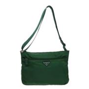 Pre-owned Fabric prada-bags Prada Vintage , Green , Dames