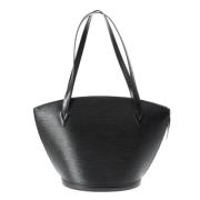 Pre-owned Leather shoulder-bags Louis Vuitton Vintage , Black , Dames