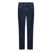 Slim Fit Blauwe Jeans Hand Picked , Blue , Heren