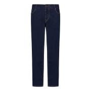 Slim Fit Blauwe Jeans Hand Picked , Blue , Heren