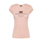 Roze T-shirts en Polos Elisabetta Franchi , Pink , Dames