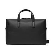 Zwarte Laptoptas met Schouderband Calvin Klein , Black , Heren