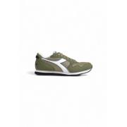 Groene Vetersneakers voor Mannen Diadora , Green , Heren