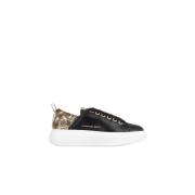 Zwart Goud Wembley Vrouw Sneakers Alexander Smith , Black , Dames